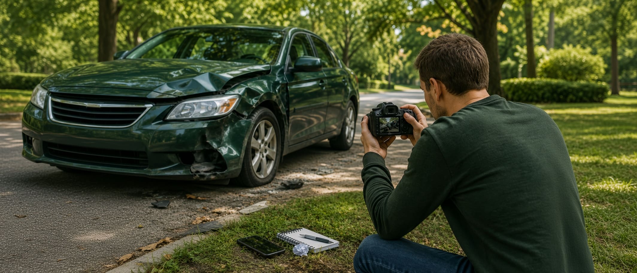 Florida crash victim preserving photographs and documents after a car accident