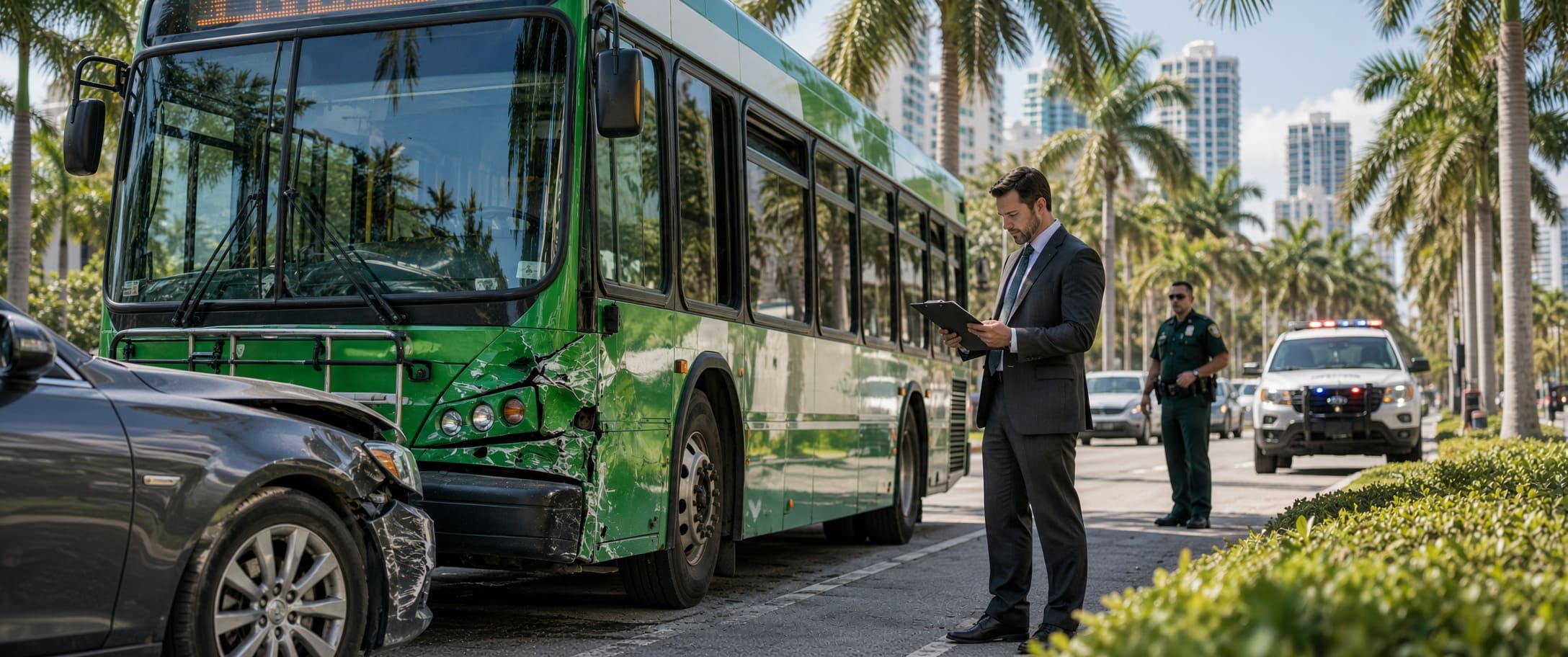 Public transit accident evidence for a Florida bus injury claim
