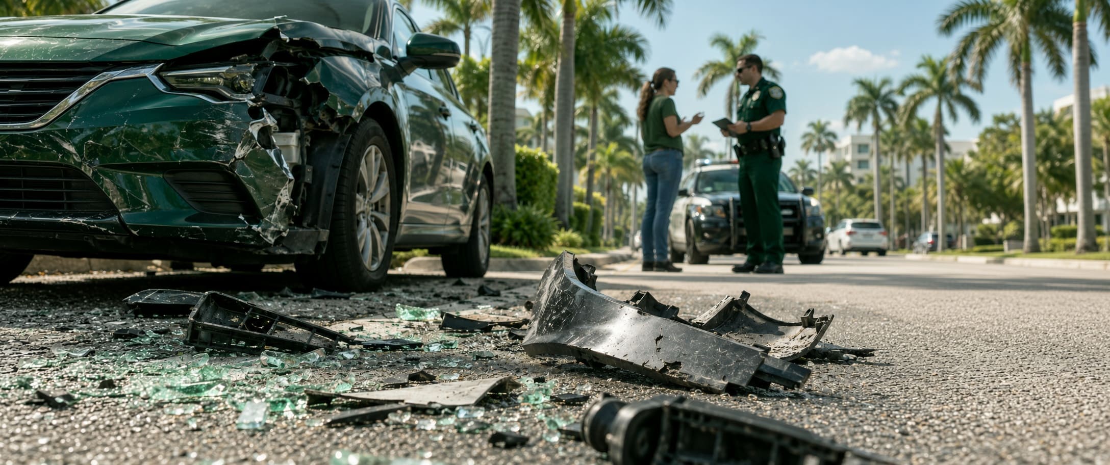 Illustration accompanying an explanation of witness, photograph and camera evidence after a hit-and-run